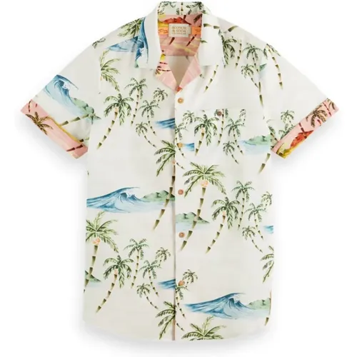 Hawaiian Shirt , male, Sizes: M, S - Scotch & Soda - Modalova