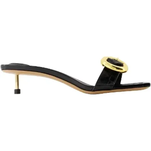 Pre-owned Leather sandals , female, Sizes: 4 UK - Jacquemus Pre-owned - Modalova