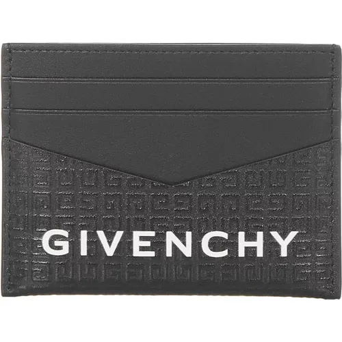 Wallet with Signature Print and 4G Motif , male, Sizes: ONE SIZE - Givenchy - Modalova