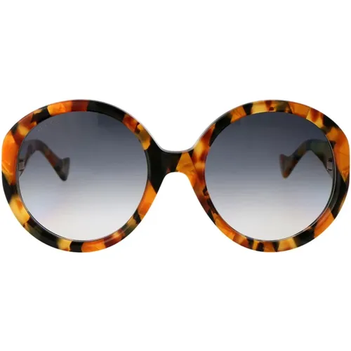 Elegante Gg1256S Sonnenbrille,Schwarze/Graue Sonnenbrille,Klassische Schwarze Sonnenbrille - Gucci - Modalova