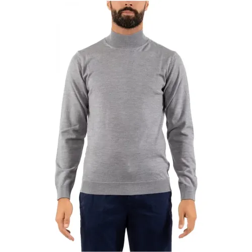 Mens Sweater Lupetto Style , male, Sizes: XL, 2XL, S, M, L - Daniele Fiesoli - Modalova