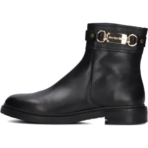 Schwarze Signature 1.1 Stiefeletten , Damen, Größe: 40 EU - See by Chloé - Modalova