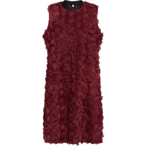 Elegant Floral Dress in Oxblood , female, Sizes: L, M, XL - Bruuns Bazaar - Modalova