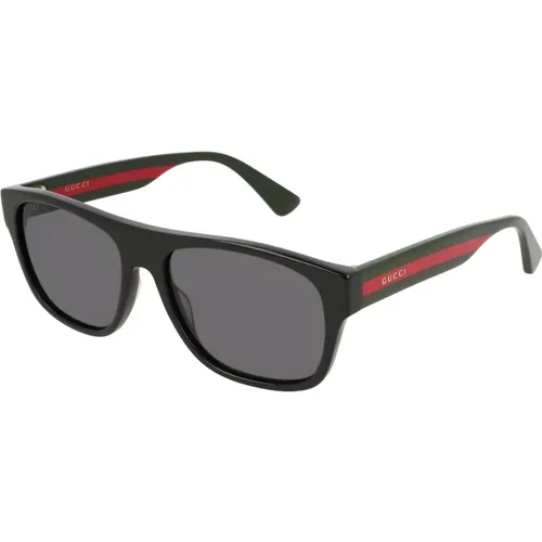 Grey Sunglasses , male, Sizes: 56 MM - Gucci - Modalova