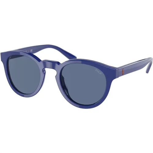Blaue Sonnenbrille PH 4184,Sonnenbrille,PH 4184 Sonnenbrille Glänzend Gelb/Blau - Ralph Lauren - Modalova
