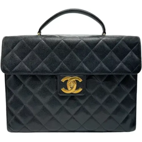 Pre-owned Leather chanel-bags , female, Sizes: ONE SIZE - Chanel Vintage - Modalova