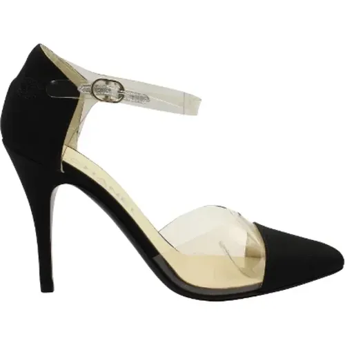 Satin Ankle Strap Heels , female, Sizes: 3 1/2 UK - Chanel Vintage - Modalova
