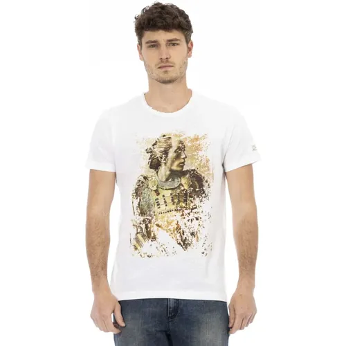 Casual T-Shirt mit Rundhalsausschnitt - Trussardi - Modalova