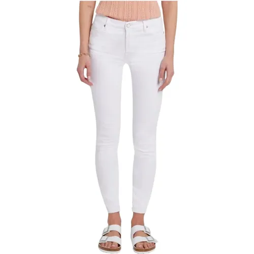 High Waist Skinny Crop Jeans , female, Sizes: W26, W25, W24 - 7 For All Mankind - Modalova