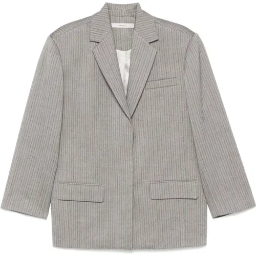 Striped Oversized Blazer , female, Sizes: S - Remain Birger Christensen - Modalova