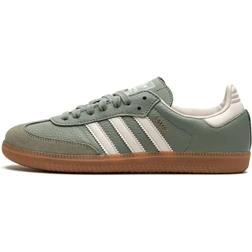 Silver Samba OG Sneaker , male, Sizes: 10 2/3 UK, 11 1/3 UK, 14 UK, 12 UK, 8 UK, 8 2/3 UK, 9 1/3 UK, 10 UK - Adidas - Modalova