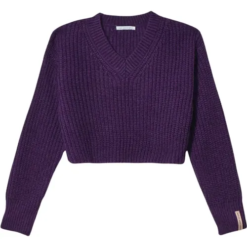 Sweater V-Neck Style , female, Sizes: S - Mar De Margaritas - Modalova