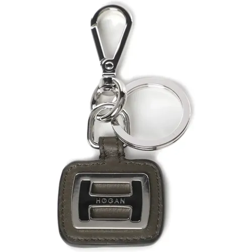 Grey Cotton Keychains , male, Sizes: ONE SIZE - Hogan - Modalova