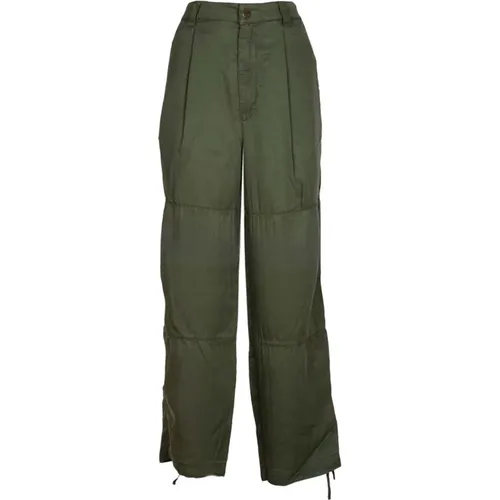 Mirage Pants with Horizontal Stitching , female, Sizes: L, M - Iblues - Modalova