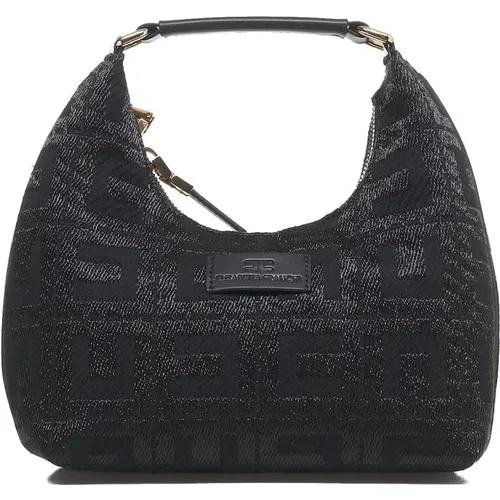 Schwarze Handtasche für Frauen Aw24 - Elisabetta Franchi - Modalova