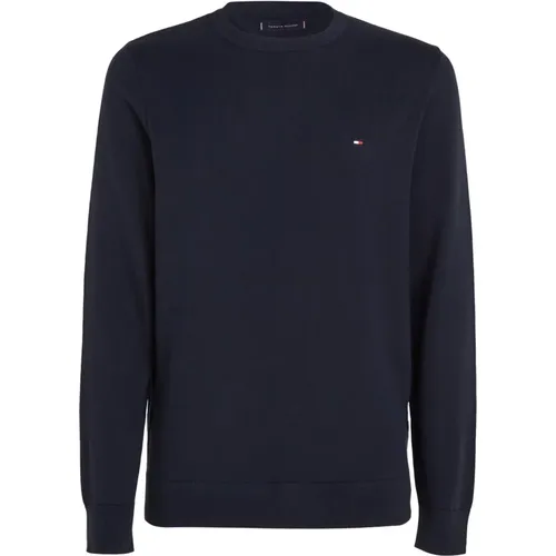 Wüstenhimmel Baumwoll-Crew-Neck-Shirt , Herren, Größe: M - Tommy Hilfiger - Modalova