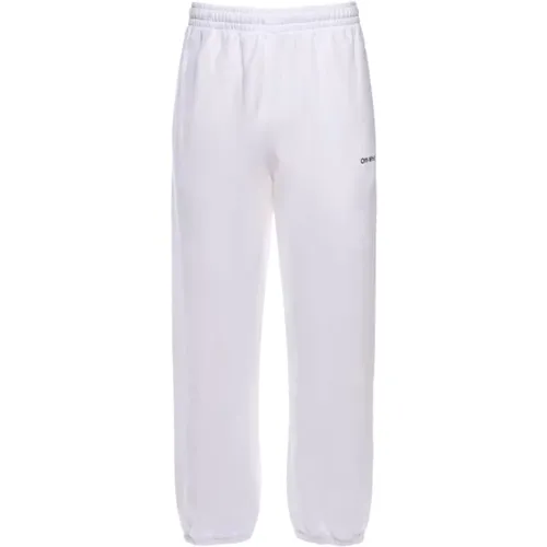 Off , Sweatpants , Herren, Größe: L - Off White - Modalova