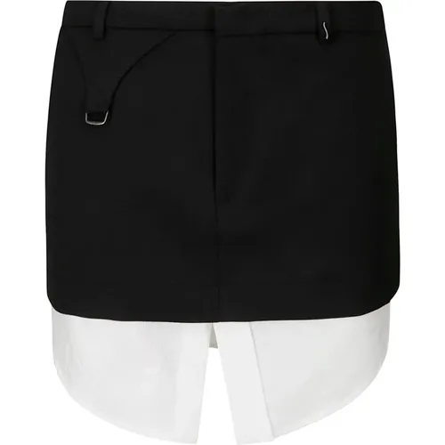 Stylish Mini Skirt for Women , female, Sizes: XS, S - Ssheena - Modalova