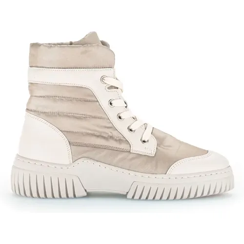 Leder High Top Sneakers , Damen, Größe: 39 EU - Gabor - Modalova