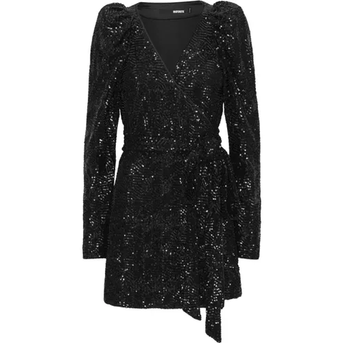 Sequins Mini Wrap Dress , female, Sizes: XS - Rotate Birger Christensen - Modalova