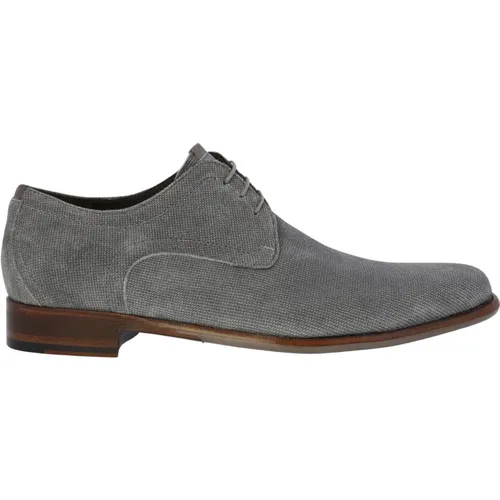 Grey Suede Dress Shoes , male, Sizes: 9 1/2 UK, 7 1/2 UK, 10 UK, 8 1/2 UK, 10 1/2 UK, 9 UK - Floris van Bommel - Modalova