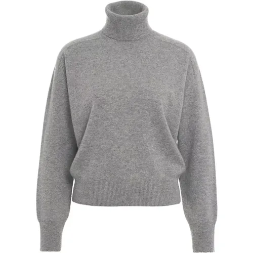 Luxuriöser Grauer Rollkragenpullover Aw24 - MVM - Modalova