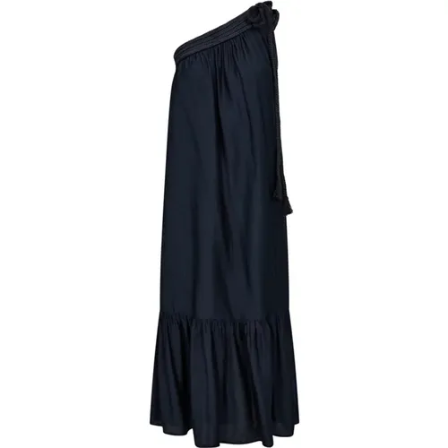 One-Shoulder Asymmetrisches Kleid mit Volantdetail , Damen, Größe: S - Co'Couture - Modalova