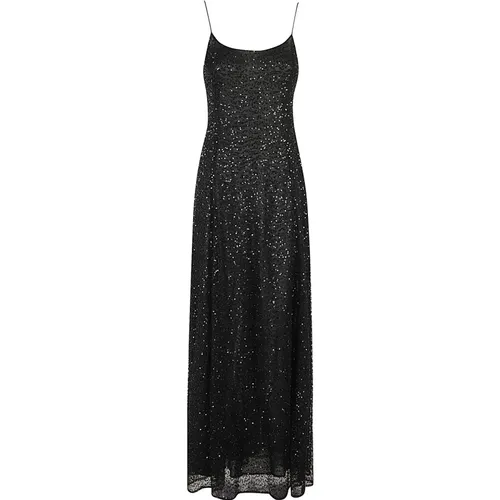 Elegantes Schwarzes Kleid für Frauen , Damen, Größe: S - Emporio Armani - Modalova