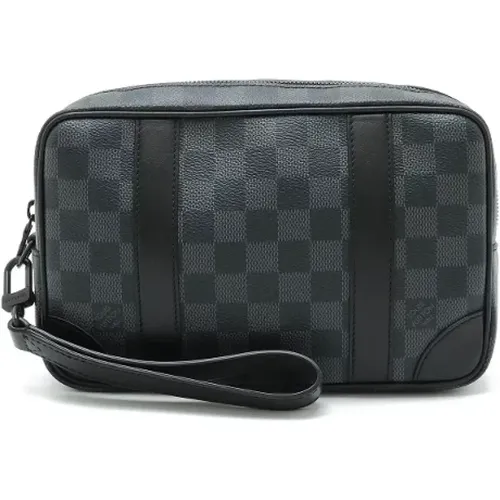 Pre-owned Canvas clutches , male, Sizes: ONE SIZE - Louis Vuitton Vintage - Modalova