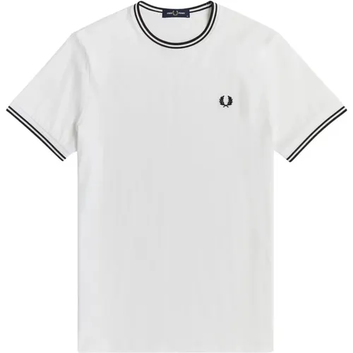 Cotton T-Shirt , male, Sizes: 3XL, L, 2XL, XL - Fred Perry - Modalova