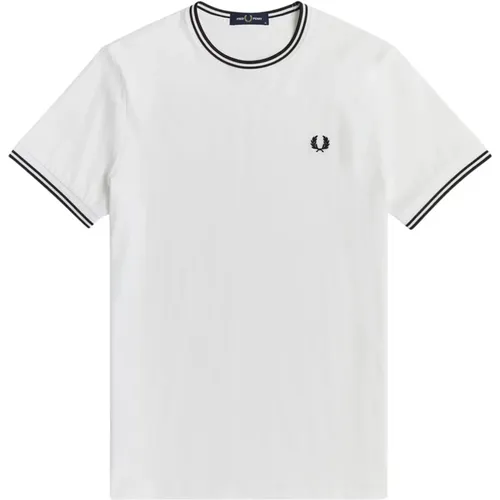 Cotton T-Shirt , male, Sizes: 3XL, M, L, 2XL, XL - Fred Perry - Modalova