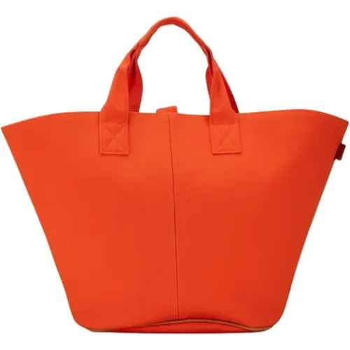 Pre-owned Canvas handbags , female, Sizes: ONE SIZE - Hermès Vintage - Modalova