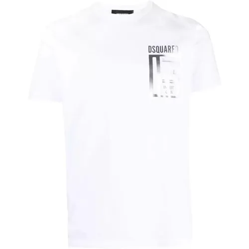 Short sleeve t-shirt , male, Sizes: M, L, 2XL - Dsquared2 - Modalova