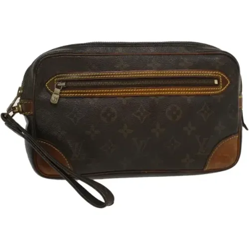 Pre-owned Canvas clutches , female, Sizes: ONE SIZE - Louis Vuitton Vintage - Modalova