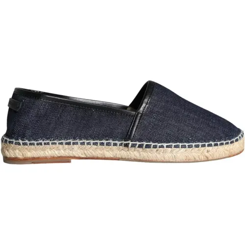 Blaue Denim Espadrilles Schuhe , Herren, Größe: 39 EU - Dolce & Gabbana - Modalova