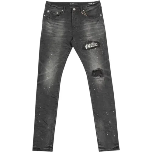 Bandana Patch Jeans , Herren, Größe: W34 - Purple Brand - Modalova