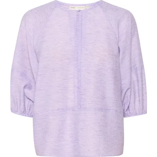 Lavender Blouse with Half Sleeves , female, Sizes: S, L, M, XS, XL - InWear - Modalova