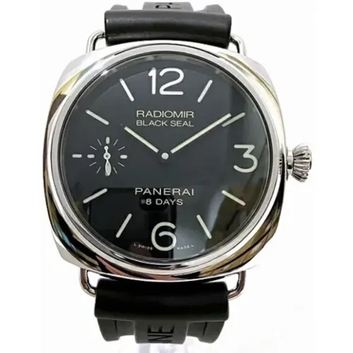 Pre-owned Stainless Steel watches , male, Sizes: ONE SIZE - Panerai Pre-owned - Modalova