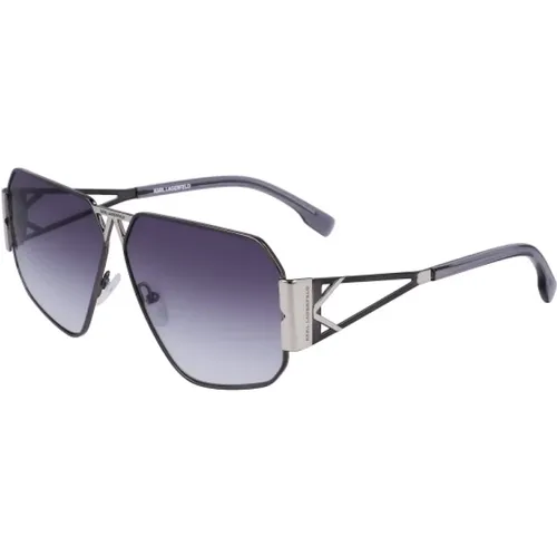 Metall Graue Sonnenbrille - Karl Lagerfeld - Modalova