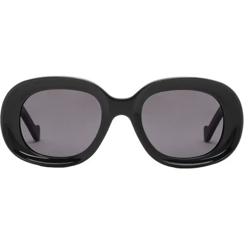 Womens Oval Acetate Sunglasses in , female, Sizes: 49 MM - Loewe - Modalova