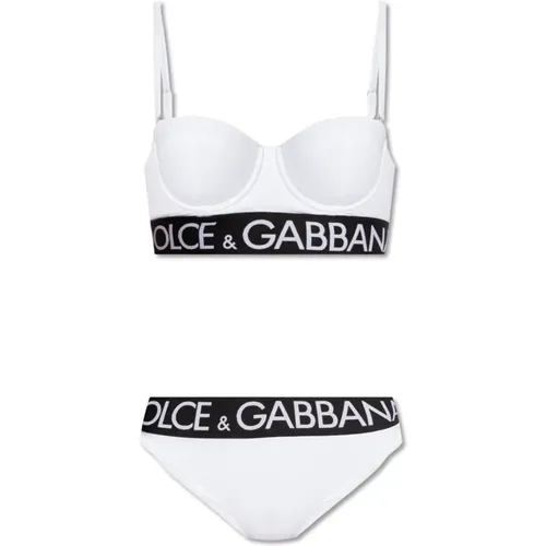 Reversible bikini , female, Sizes: 2XS - Dolce & Gabbana - Modalova