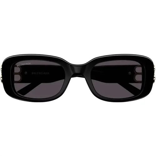 Square Acetate Frame Womens Sunglasses , female, Sizes: 53 MM - Balenciaga - Modalova