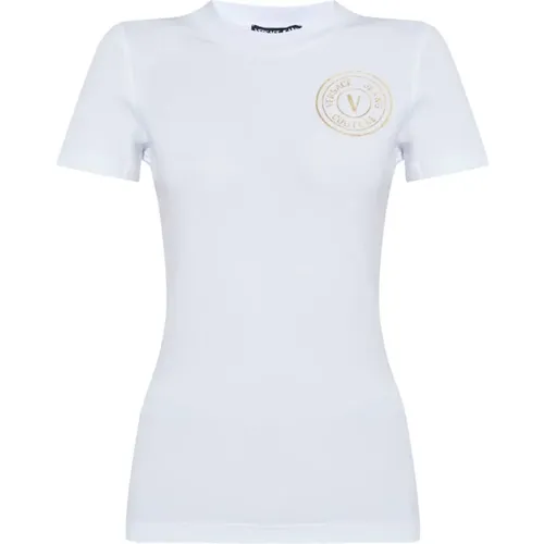 T-shirts and Polos ***cv , female, Sizes: L, XS, M, S - Versace Jeans Couture - Modalova