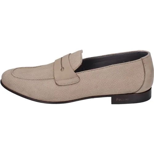 Wildleder Herren Loafers Schuhe , Herren, Größe: 39 EU - Pollini - Modalova