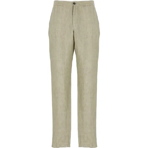 Linen Trousers for Man , male, Sizes: L, M, S, XL - Ermenegildo Zegna - Modalova