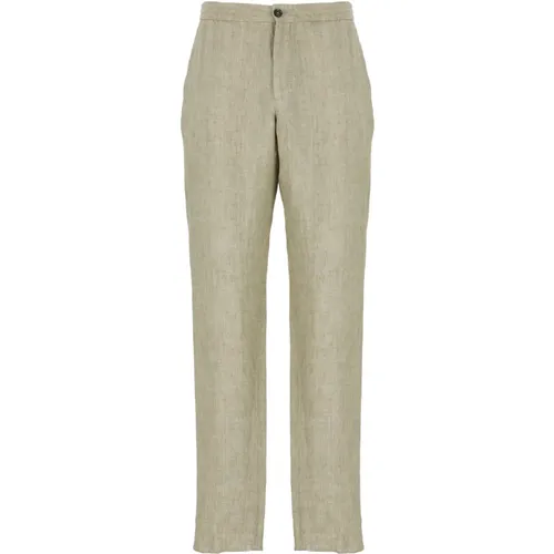 Linen Trousers for Man , male, Sizes: M, S, XL - Ermenegildo Zegna - Modalova