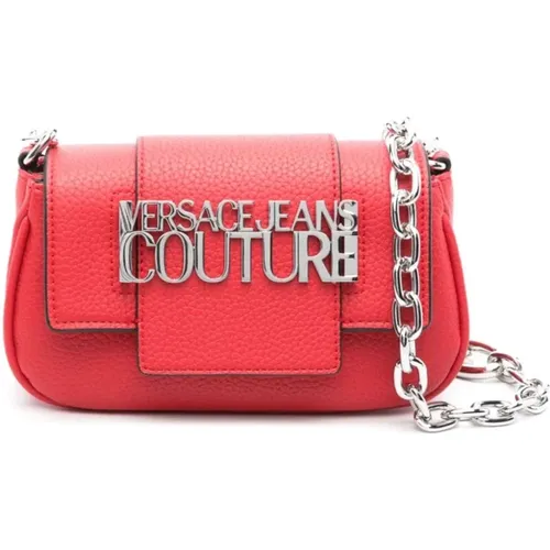 Rote Schultertasche für Frauen - Versace Jeans Couture - Modalova