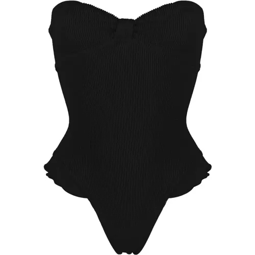 Crinkle-Effect Swimsuit , female, Sizes: ONE SIZE - Reina Olga - Modalova