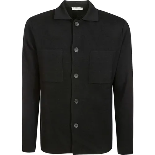 Luxury Wool Cashmere Field Jacket , male, Sizes: XL, 2XL, S - Filippo De Laurentiis - Modalova