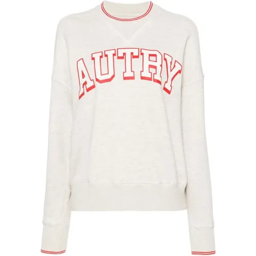 Sweaters Grey , female, Sizes: M, L - Autry - Modalova